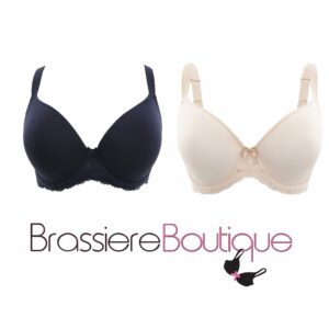 Sandrine Plunge Longline Bra Black- P5351 – Bravo Bra Boutique